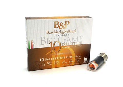 B&P BIG GAME PALLETTONI HV Ramati 11/0 (10 PALLETTONI-8,6MM)